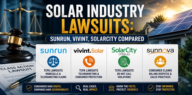Solar Industry Lawsuits: Sunrun, Vivint, SolarCity Compared